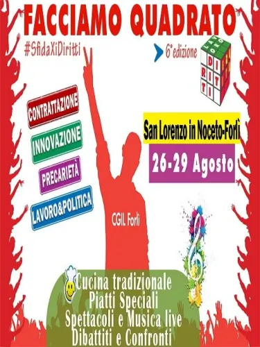 Presentazione di "VOUCHERIZZATI!" Sabato 26 Agosto 2017, ore 20,30, "Facciamo Quadrato #SfidaXiDiritti", Circolo Arci San Lorenzo in Noceto, Forlì