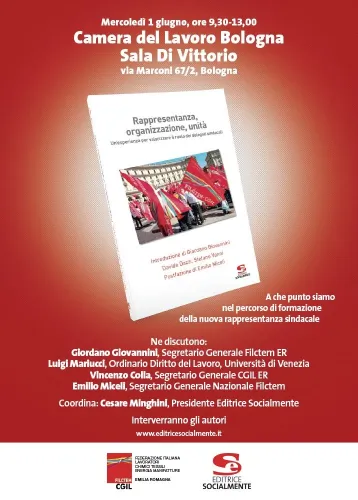 Presentazione del volume "Rappresentanza, organizzazione, unità"