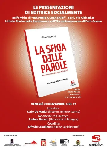 Incontri a Casa Saffi con Editrice Socialmente