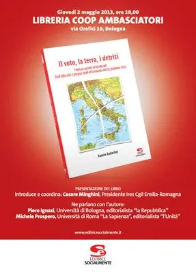 Presentazione del libro di Fausto Anderlini "Il voto, la terra, i detriti"